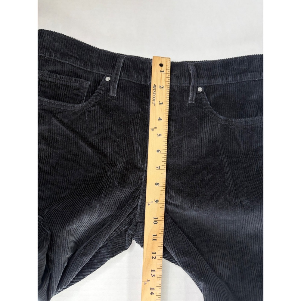 Levi's Black Corduroy Pants Mens 31x30 Slim Fit Stretch 5 Pocket Casual - Picture 9 of 14
